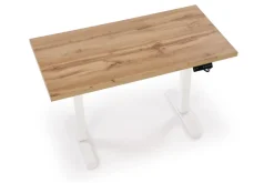 Halmar Biurka*B54 biurko z funkcją regulacji wysokości, blat - dąb artisan, stelaż - biały (2p=1szt)1 sztuka