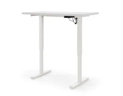 Halmar Biurka*B54 biurko z funkcją regulacji wysokości, blat - biały, stelaż - biały (2p=1szt)1 sztuka
