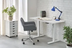 Halmar Biurka*B54 biurko z funkcją regulacji wysokości, blat - biały, stelaż - biały (2p=1szt)1 sztuka