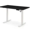Halmar Biurka*B54 biurko z funkcją regulacji wysokości, blat - czarny, stelaż - biały (2p=1szt)1 sztuka