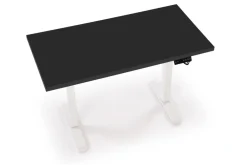 Halmar Biurka*B54 biurko z funkcją regulacji wysokości, blat - czarny, stelaż - biały (2p=1szt)1 sztuka