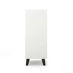 Mebelbos Komody Do Biura|Komody Do Przedpokoju*Biała komoda z czterema szufladami, skandynawska BORG