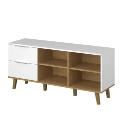 Mebelbos Komody Do Biura|Komody Młodzieżowe*Biała komoda z półkami i szufladami Neptun