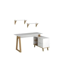 Mebelbos Półki Do Przedpokoju|Półki Do Pokoju Młodzieżowego*Biała półka wisząca do salonu, pokoju Neptun