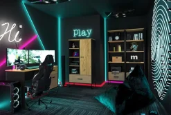 ML Meble Biurka*Biurko młodzieżowe Colt 07 – z szufladą i szafką