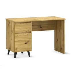 Dzieci Mebelbos Biurka Do Biura|Biurka Do Pokoju Młodzieżowego*Biurko z szafką i szufladą, dąb artisan BORG