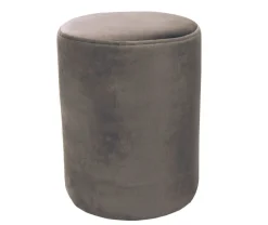 Dzieci Hauss Pufy Do Przedpokoju|Pufy Do Pokoju Młodzieżowego*Brązowa pufa okrągła welurowa Roller  Magic Velvet 2208