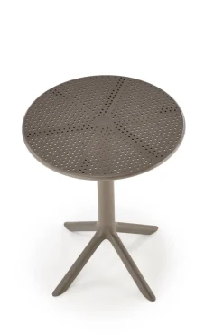 Halmar Meble Ogrodowe*CALVO stół okrągły khaki (1p=1szt)1 sztuka