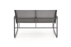 Halmar Meble Ogrodowe*CONOR zestaw ogrodowy ( sofa + fotel 2x + ława ), ciemny popiel / jasny popiel (1p=1set)1 sztuka