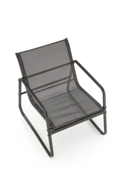 Halmar Meble Ogrodowe*CONOR zestaw ogrodowy ( sofa + fotel 2x + ława ), ciemny popiel / jasny popiel (1p=1set)1 sztuka