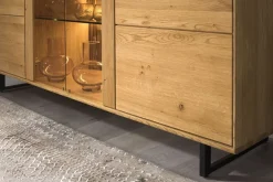 Dekort Komody Do Biura|Komody Do Przedpokoju*Dębowa komoda z wytryną Tramonto TYP 46