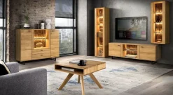 Dekort Komody Do Biura|Komody Do Przedpokoju*Dębowa komoda z wytryną Tramonto TYP 46