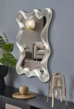 Halmar Lustra*DECO lustro ścienne, srebrny antyczny (1p=1szt)1 sztuka