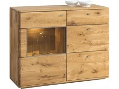 Dekort Komody Do Biura|Komody Do Jadalni*komoda z szufladami i witryną Denver typ 44