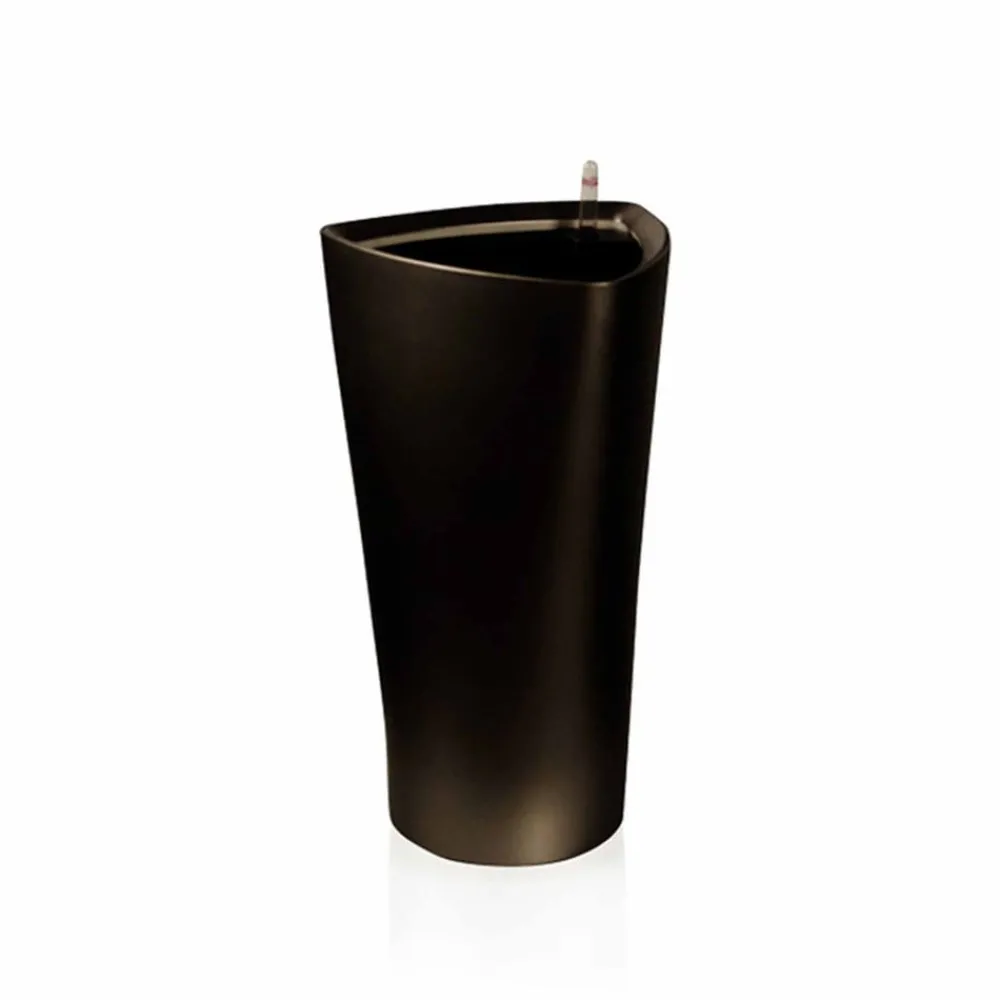 ArteHome Doniczki I Osłonki*Delto reprezentacyjna donica w kolorze czarnym z wkładem nawadniającym 22x22x41