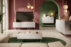 Bogart Stoliki Kawowe I Ławy*DESIN ŁAWA 120 2SZ - cashmere / dąb nagano