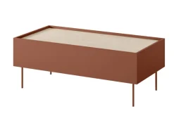 Bogart Stoliki Kawowe I Ławy*DESIN ŁAWA 120 2SZ - ceramic red / dąb nagano