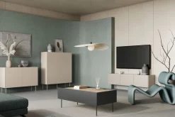 Bogart Stoliki Kawowe I Ławy*DESIN ŁAWA 120 2SZ - czarny mat / dąb nagano