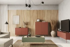 Bogart Stoliki Kawowe I Ławy*DESIN ŁAWA 120 2SZ - oliwka / dąb nagano