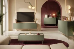 Bogart Stoliki Kawowe I Ławy*DESIN ŁAWA 120 2SZ - oliwka / dąb nagano