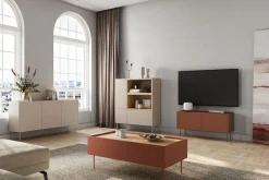 Bogart Komody*DESIN KOMODA 170 3D - cashmere / dąb nagano