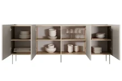 Bogart Komody*DESIN KOMODA 220 4D - cashmere / dąb nagano