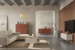 Bogart Komody*DESIN KOMODA 170 3D - ceramic red / dąb nagano