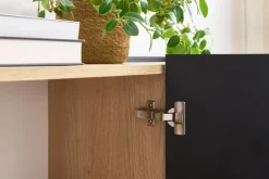 Bogart Komody*DESIN KOMODA 220 4D - czarny mat / dąb nagano