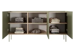 Bogart Komody*DESIN KOMODA 170 3D - oliwka / dąb nagano