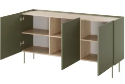 Bogart Komody*DESIN KOMODA 170 3D - oliwka / dąb nagano