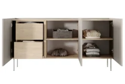 Bogart Komody*DESIN KOMODA 170 3D2SZ - cashmere / dąb nagano