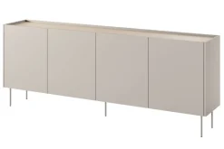 Bogart Komody*DESIN KOMODA 220 4D4SZ - cashmere / dąb nagano