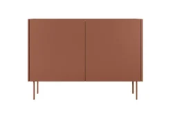 Bogart Komody*DESIN KOMODA 120 2D2SZ - ceramic red / dąb nagano