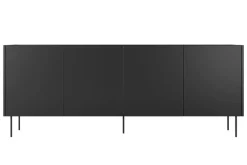 Bogart Komody*DESIN KOMODA 220 4D4SZ - czarny mat / dąb nagano