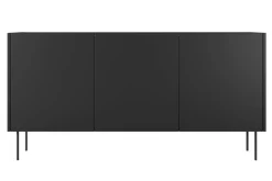 Bogart Komody*DESIN KOMODA 170 3D4SZ - czarny mat / dąb nagano