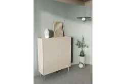 Bogart Komody*DESIN KREDENS 120 2D2SZ - cashmere / dąb nagano