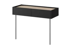 Bogart Stoliki Kawowe I Ławy*DESIN TOALETKA/KONSOLA 2SZ - czarny mat / dąb nagano