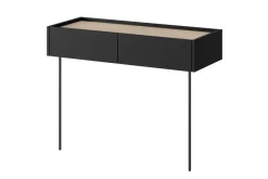 Bogart Stoliki Kawowe I Ławy*DESIN TOALETKA/KONSOLA 2SZ - czarny mat / dąb nagano