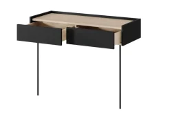 Bogart Stoliki Kawowe I Ławy*DESIN TOALETKA/KONSOLA 2SZ - czarny mat / dąb nagano