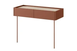 Bogart Stoliki Kawowe I Ławy*DESIN TOALETKA/KONSOLA 2SZ - ceramic red / dąb nagano