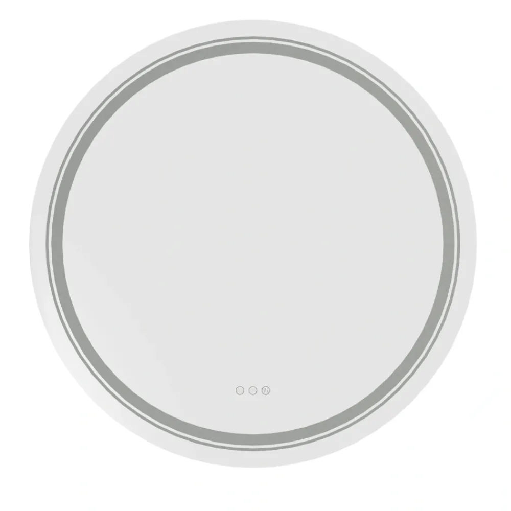 Halmar Lustra*DOVER 80 lustro ścienne łazienkowe, srebrny (1p=1szt)1 sztuka