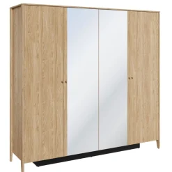 Lenart Szafy Do Przedpokoju|Szafy Do Sypialni*Duża szafa z lustrem Cozy CZ-01 dąb olejowany