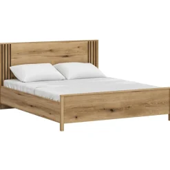 Mebelbos Łóżka Młodzieżowe|Łóżka Do Sypialni*Duże łóżko ryflowane 160cm HELIX