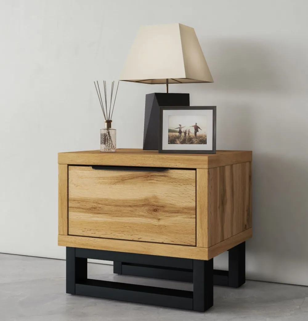 Zestawy Do Sypialni*Duży zestaw mebli do sypialni Helvetia Halle S dąb wotan