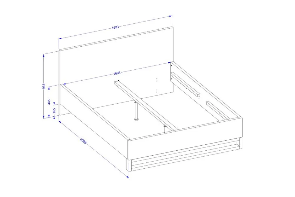 Zestawy Do Sypialni*Duży zestaw mebli do sypialni Helvetia Halle S dąb wotan