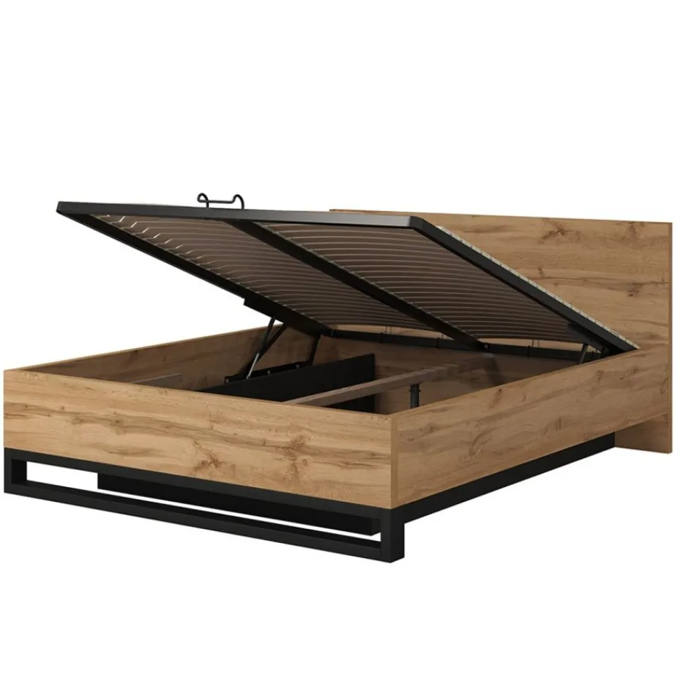 Zestawy Do Sypialni*Duży zestaw mebli do sypialni Helvetia Halle S dąb wotan