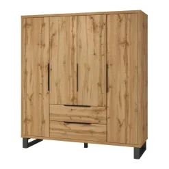 Zestawy Do Sypialni*Duży zestaw mebli do sypialni Helvetia Halle S dąb wotan