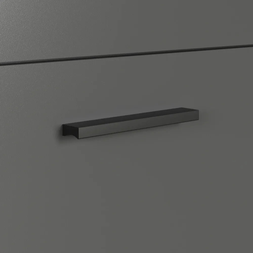 Mebelbos Komody Do Biura|Komody Do Przedpokoju*Dwudrzwiowa komoda z szufladą Komoda Esteban 2D1S grafit / dąb evok