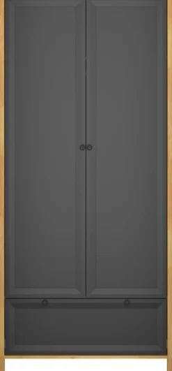 Mebelbos Szafy Do Przedpokoju|Szafy Do Pokoju Młodzieżowego*Dwudrzwiowa szafa z szufladą Brent 2D1S