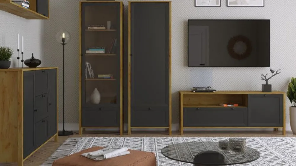 Mebelbos Szafy Do Przedpokoju|Szafy Do Pokoju Młodzieżowego*Dwudrzwiowa szafa z szufladą Brent 2D1S